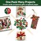Christmas Button Assortment – 100-Piece Holiday Craft & Sewing Buttons, Includes Santa, Reindeer, Trees, Gifts & More for DIY, Scrapbooking & Decorations